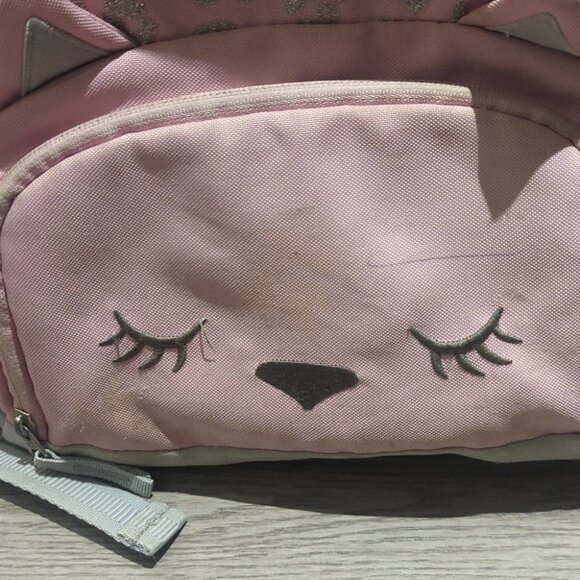 Pottery Barn Mackenzie Critter Glitter Pink Backpack & Lunch Box -Good Condition - Picture 9 of 9